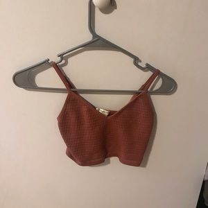 Blush crop top size XS
